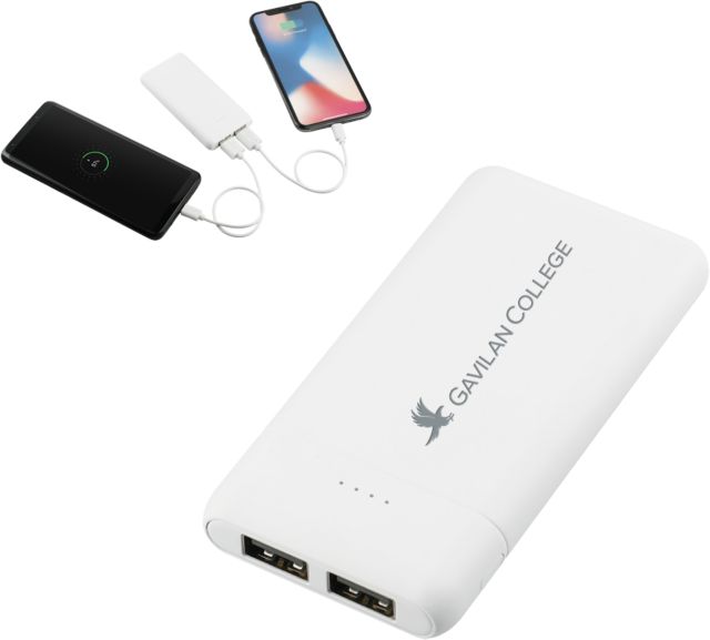 Gavilan Tilt High Density 5000 mAh Power Bank Gavilan College Flat Engraved - ONLINE ONLY