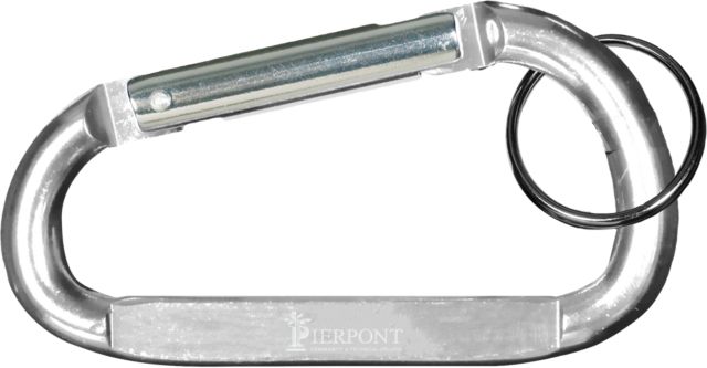 Pierpont Carabiner with Split Ring Primary Wordmark Engraved - ONLINE ONLY