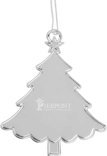 Pierpont Tree Ornament Primary Wordmark Engraved - ONLINE ONLY