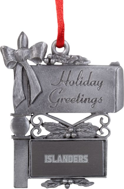 Texas A&M Corpus Christi Mail Box Ornament Wordmark Engraved