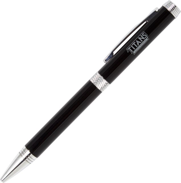 Illinois Wesleyan Colonnade Twist Pen Titans Wordmark Engraved - ONLINE ONLY
