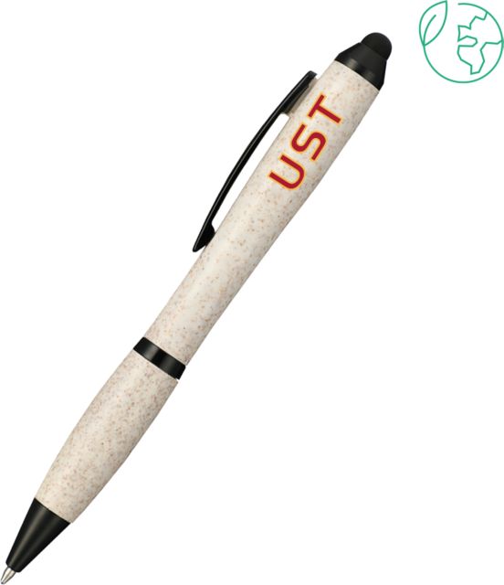 St. Thomas Nash Wheat Straw Ballpoint Beige Stylus Pen UST - ONLINE ONLY