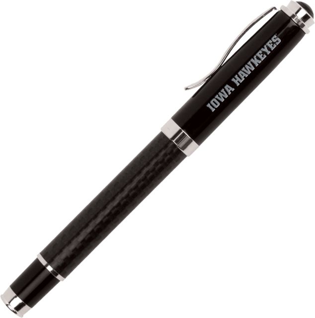 Iowa Luna Rollerball Pen Flat Wordmark Engraved - ONLINE ONLY
