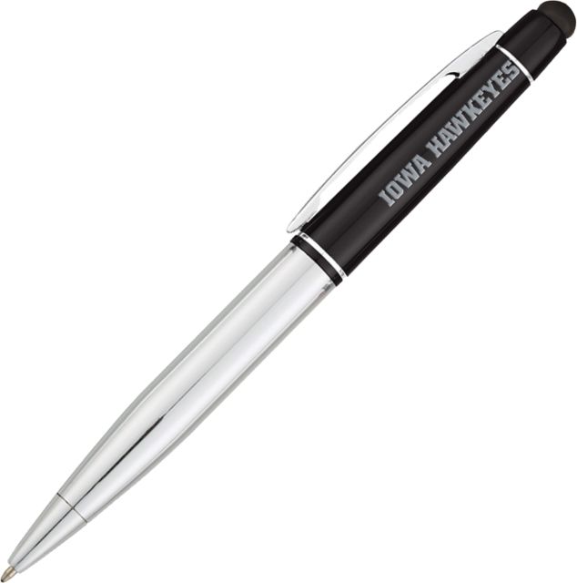 Iowa Stellar Stylus Pen Flat Wordmark Engraved - ONLINE ONLY