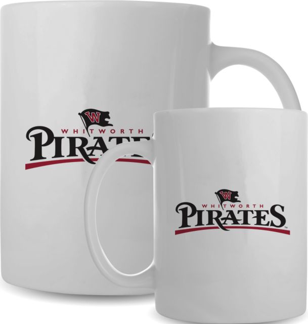 Whitworth Full Color Mug 15oz Whitworth Pirates Wordmark - ONLINE ONLY