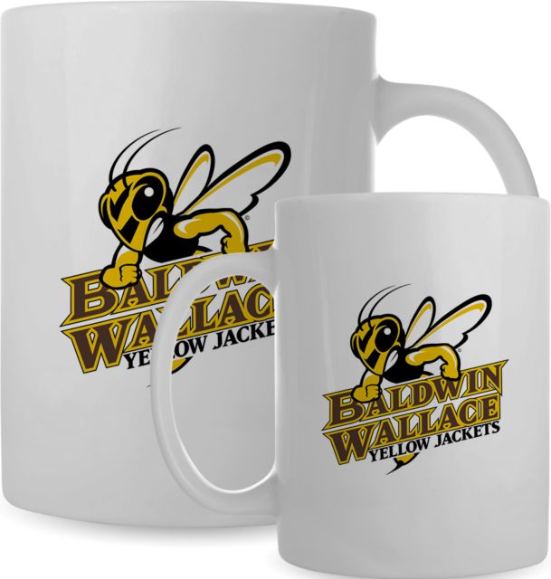 Baldwin Wallace Full Color Mug 15oz Baldwin Wallace Yellow Jackets Primary Athletics - ONLINE ONLY