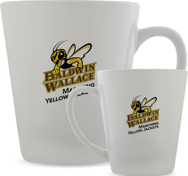 Baldwin Wallace Full Color Latte Mug 12oz Baldwin Wallace Marching Yellow Jackets - ONLINE ONLY