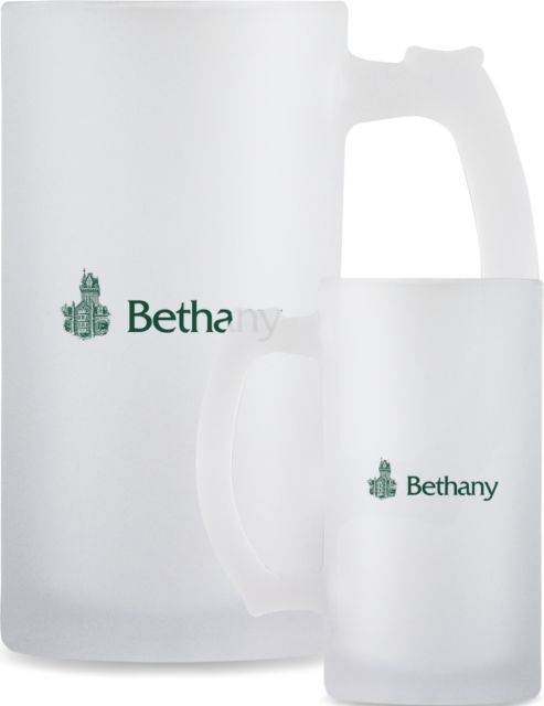 Bethany WV Full Color Decorative Frosted Glass Mug 16oz Bethany Horizontal - ONLINE ONLY