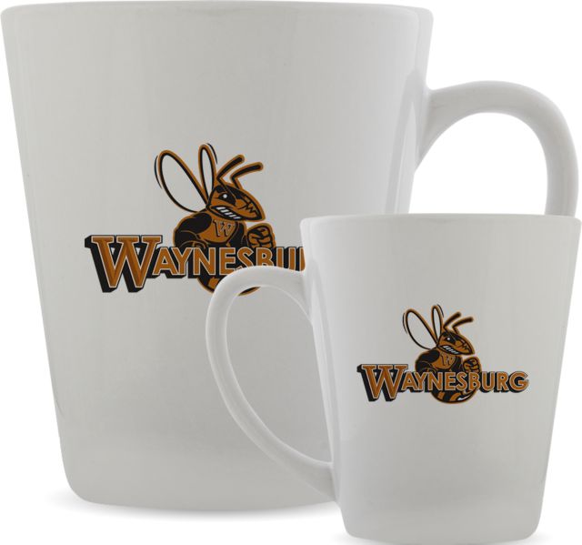 Waynesburg Full Color Latte Mug 12oz Waynesburg Primary Logo - ONLINE ONLY