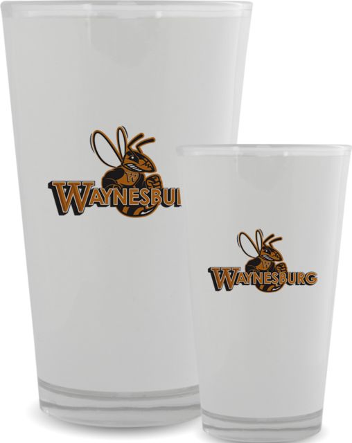 Waynesburg Full Color Glass 17oz Waynesburg Primary Logo - ONLINE ONLY