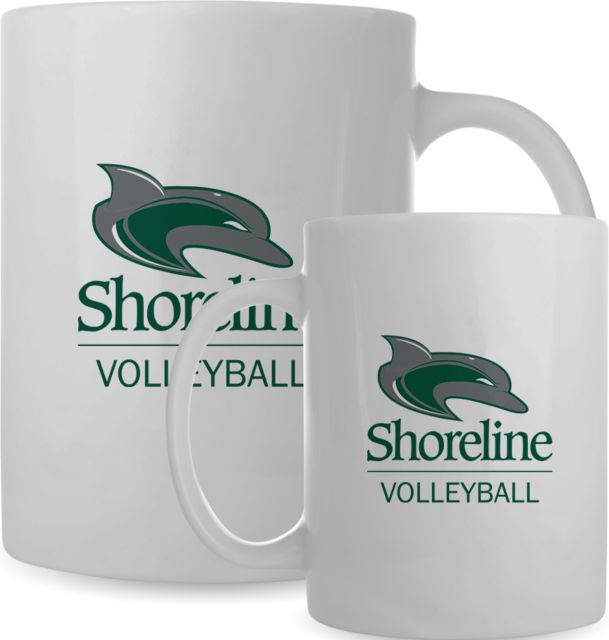 Shoreline Full Color Mug 15oz Shoreline Athletics Mark - Volleyball - ONLINE ONLY