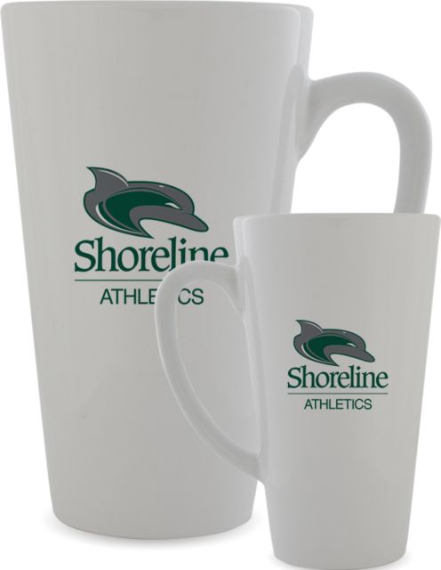 Shoreline Full Color Latte Mug 12oz Shoreline Community College Primary Word mark - ONLINE ONLY