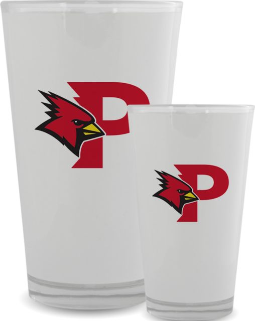 SUNY Plattsburgh Full Color Glass 17oz P Cardinals - ONLINE ONLY