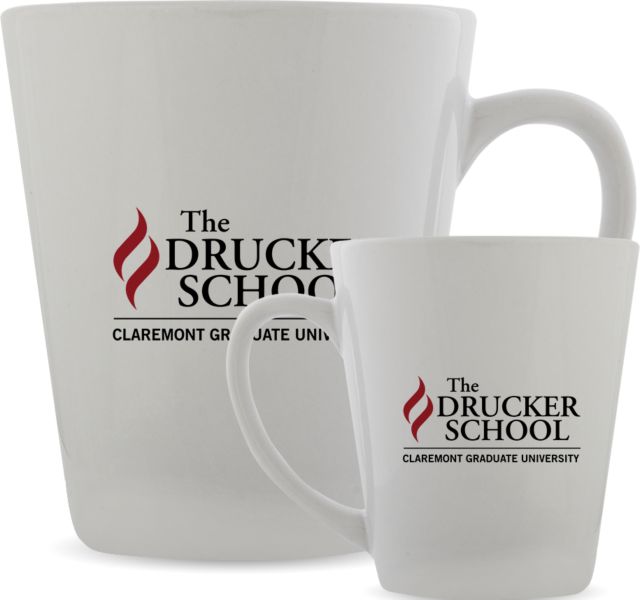 Claremont Colleges Full Color Latte Mug 12oz Claremont Graduate University Drucker School - ONLINE ONLY