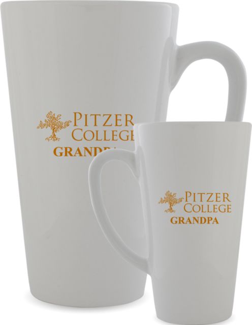 Full Color Latte Mug 17oz Pitzer College Grandpa - ONLINE ONLY