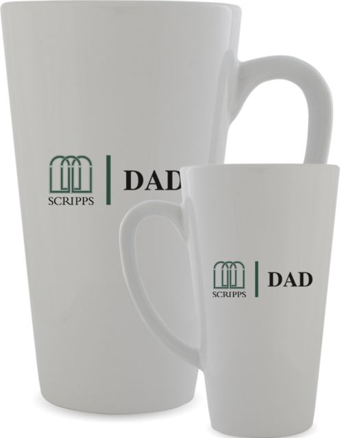 Full Color Latte Mug 17oz Scripps College Dad - ONLINE ONLY