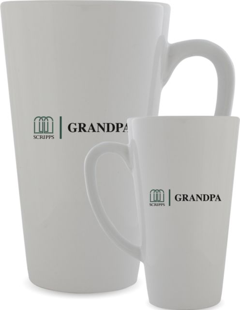 Full Color Latte Mug 17oz Scripps College Grandpa - ONLINE ONLY