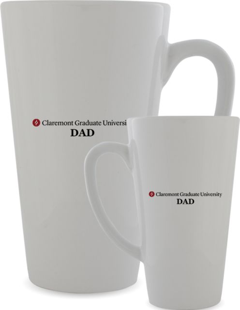 Claremont Colleges Full Color Latte Mug 17oz Claremont Graduate University Dad - ONLINE ONLY
