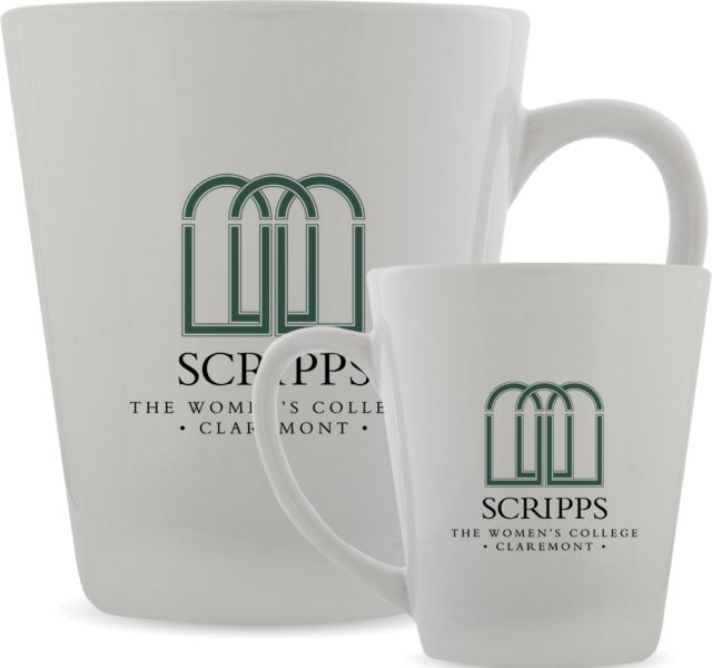 Full Color Latte Mug 12oz Scripps College - ONLINE ONLY