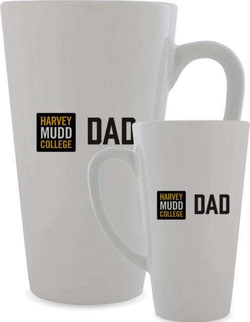 Full Color Latte Mug 17oz Harvey Mudd College Dad - ONLINE ONLY
