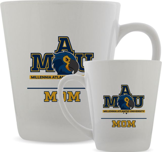 Millennia Atlantic Full Color Latte Mug 12oz Mom MAU Mascot Logo - ONLINE ONLY