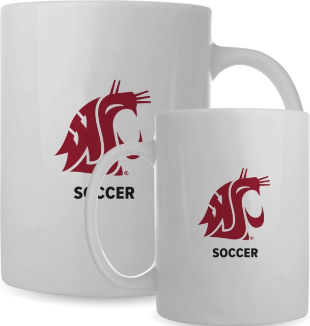Washington State Full Color Mug 15oz WSU Soccer - ONLINE ONLY
