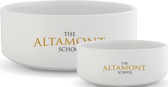 Altamont School Ceramic Dog Bowl Primary - ONLINE ONLY