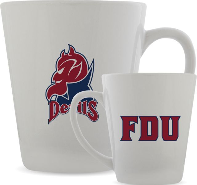 FDU Devils Full Color Latte Mug 12oz FDU Devils Alumni - ONLINE ONLY