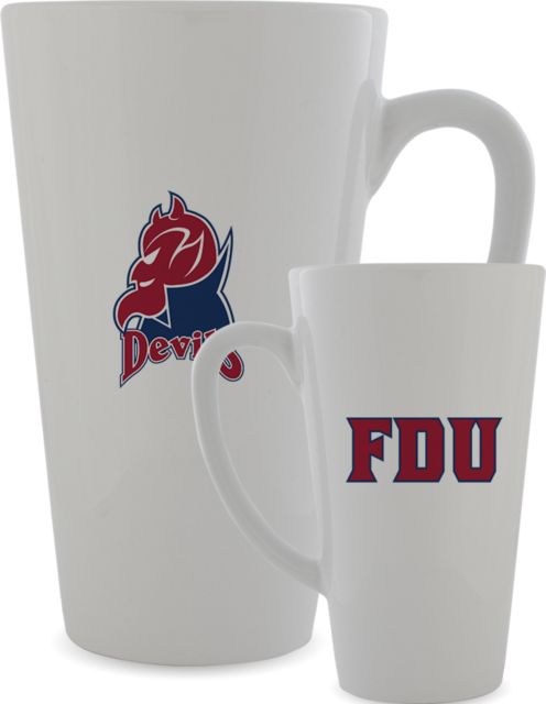 FDU Devils Full Color Latte Mug 17oz FDU Devils Alumni - ONLINE ONLY