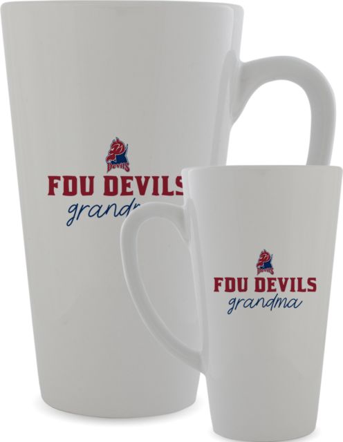 FDU Devils Full Color Latte Mug 17oz FDU Devils Grandma - ONLINE ONLY