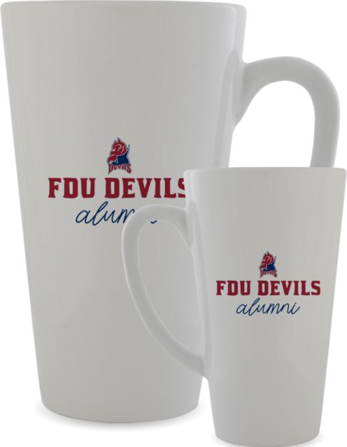 FDU Devils Full Color Latte Mug 17oz FDU Devils Alumni - ONLINE ONLY