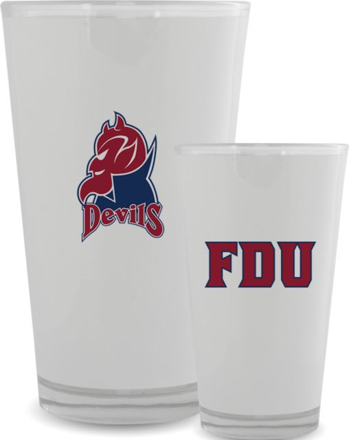FDU Devils Full Color Glass 17oz FDU Devils Alumni - ONLINE ONLY