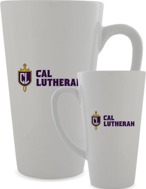 Cal Lutheran Full Color Latte Mug 12oz Sword and Shield Cal Lutheran - ONLINE ONLY