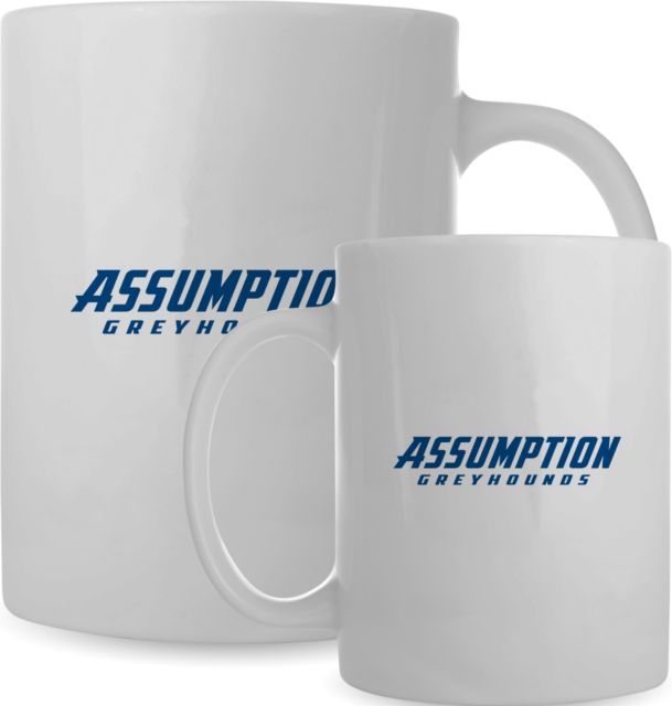 Assumption Full Color Mug 15oz Assumption University Greyhound Wordmark - ONLINE ONLY