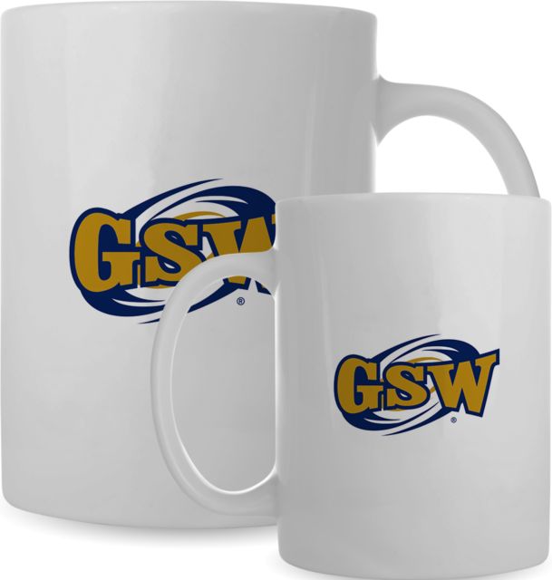GSW State Full Color Mug 15oz GSW Athletics Mark - ONLINE ONLY
