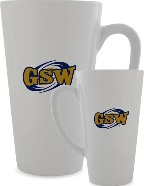 GSW State Full Color Latte Mug 17oz GSW Athletics Mark - ONLINE ONLY