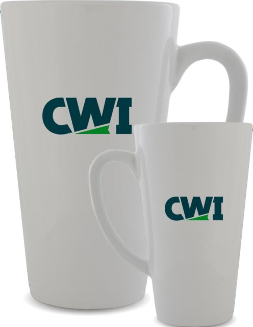 Western Idaho Full Color Latte Mug 12oz CWI College of Western Idaho Primary Mark - ONLINE ONLY