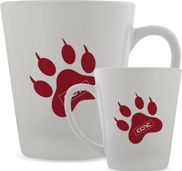 CCAC Full Color Latte Mug 12oz Paw Print - ONLINE ONLY