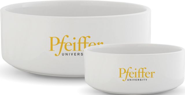 Pfeiffer Ceramic Dog Bowl Pfeiffer University - ONLINE ONLY