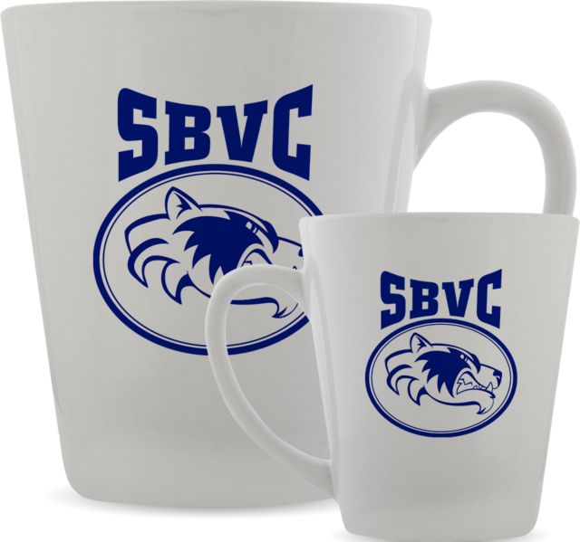 SBVC Full Color Latte Mug 12oz SBVC with Wolverine Circle Stacked - ONLINE ONLY
