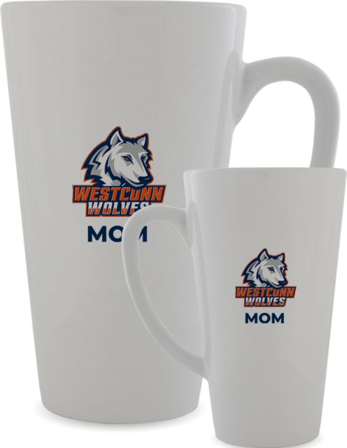 Western Connecticut Full Color Latte Mug 17oz Mom WCSU - ONLINE ONLY