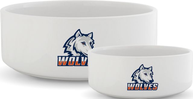 Western Connecticut Ceramic Dog Bowl Mascot - ONLINE ONLY