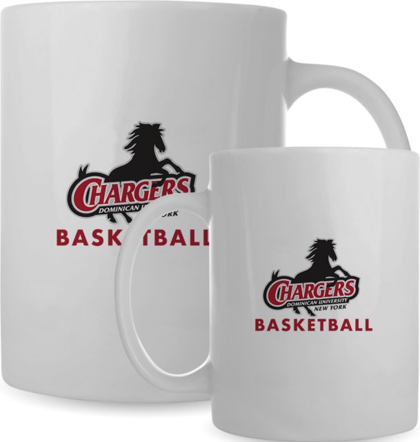 Dominican Full Color Mug 15oz Stacked Chargers DUNY Basketball - ONLINE ONLY