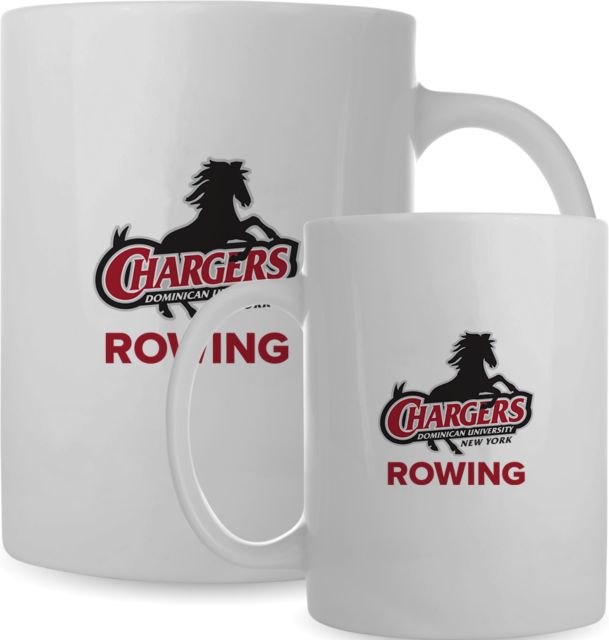 Dominican Full Color Mug 15oz Stacked Chargers DUNY Rowing - ONLINE ONLY