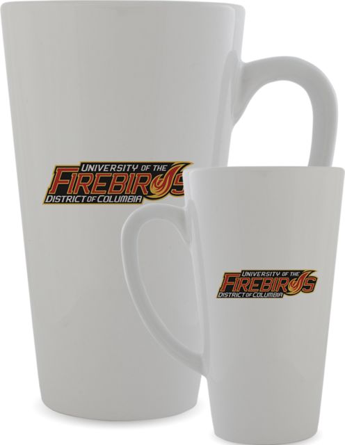 District of Columbia Full Color Latte Mug 17oz Primary Mark - ONLINE ONLY