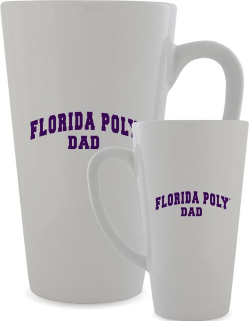 Florida Poly Univ Full Color Latte Mug 17oz Dad - ONLINE ONLY