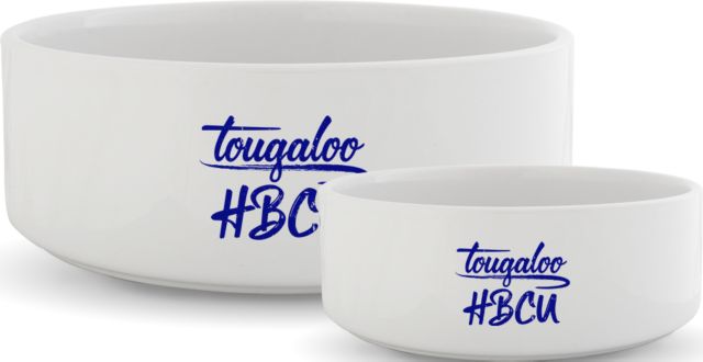 Tougaloo Ceramic Dog Bowl HBCU Script - ONLINE ONLY