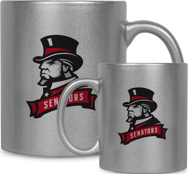 Davis & Elkins Full Color Metallic Mug 11oz                           Senators - ONLINE ONLY