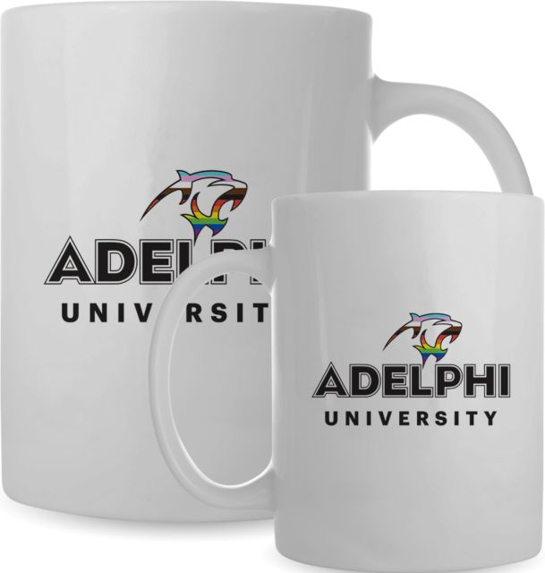 Adelphi Full Color Mug 15oz Adelphi Pride University Institutional -ONLINE ONLY