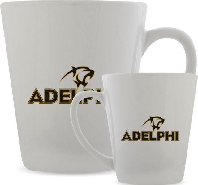 Adelphi Full Color Latte Mug 12oz Adelphi with Panther Head - ONLINE ONLY